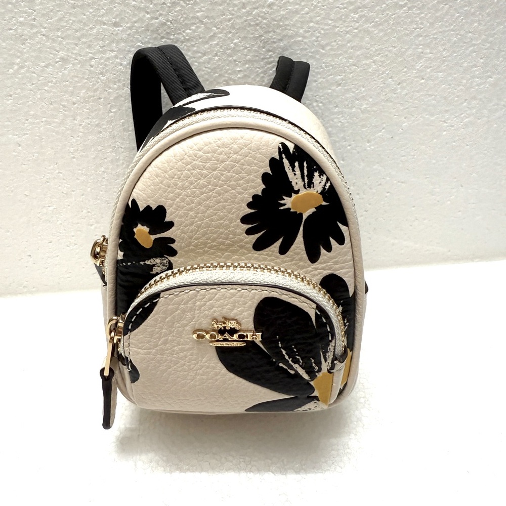 Coach Mini Court Backpack Bag Charm